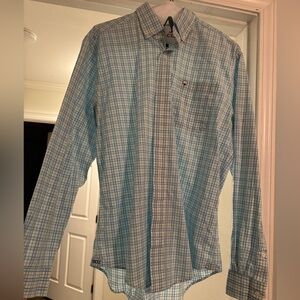 The Southern Shirt Company Blue and White Plaid Men's Shirt